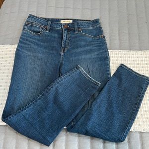 Madewell Curvy High Rise Skinny Crop Jean